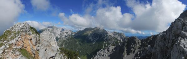 The view from Begunjščica.